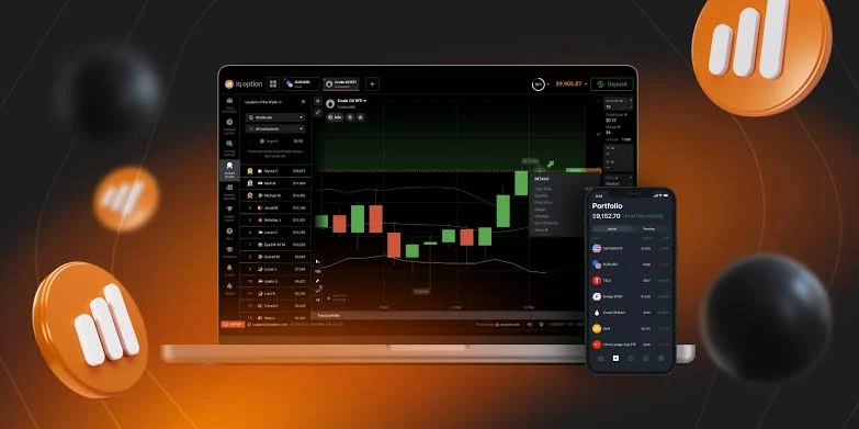 IQ Option no computador e no celular: plataforma de trading em desktop e app